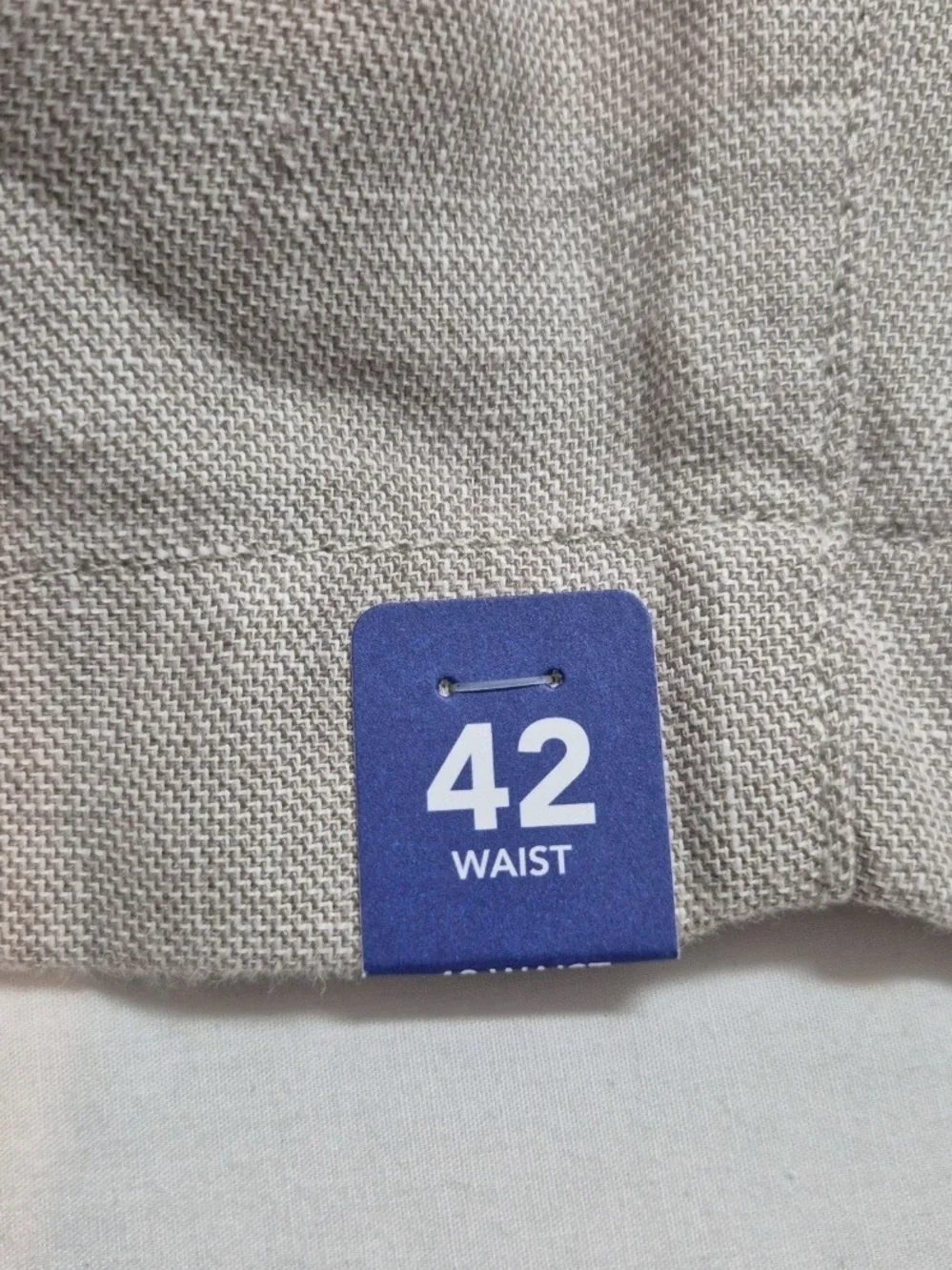 Caribbean Shorts Men's Size 42 Linen Cotton Blend Tan NWT